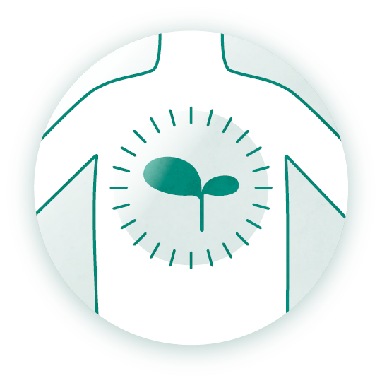 体の奥から希望が芽吹く